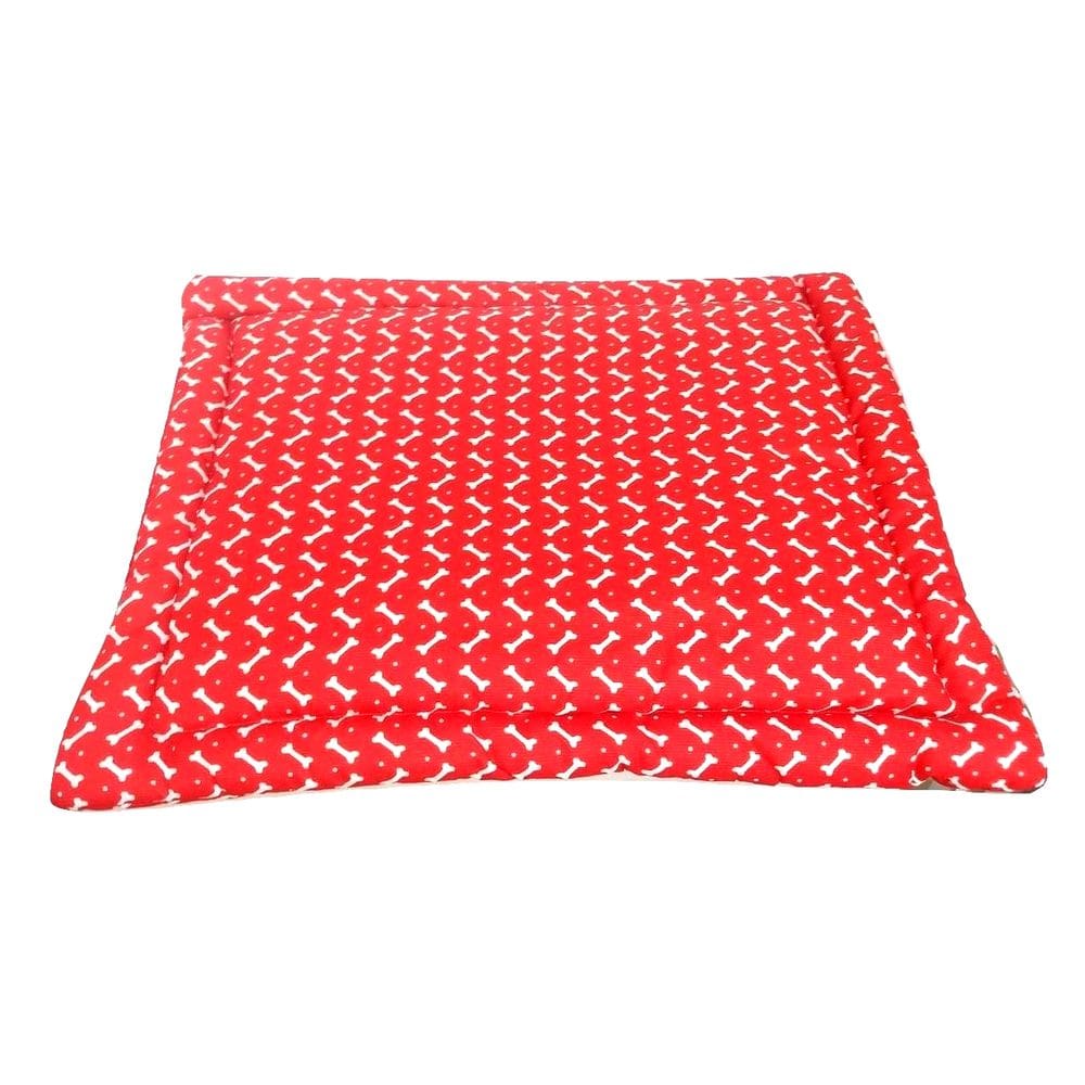 Colchonete Pet Camas Cachorros e gatos vermelho tamanho G
