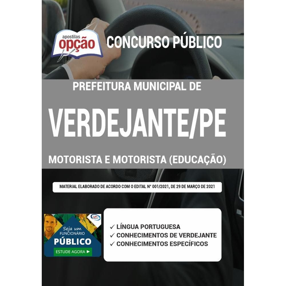Apostila Prefeitura Verdejante Pe - Motorista