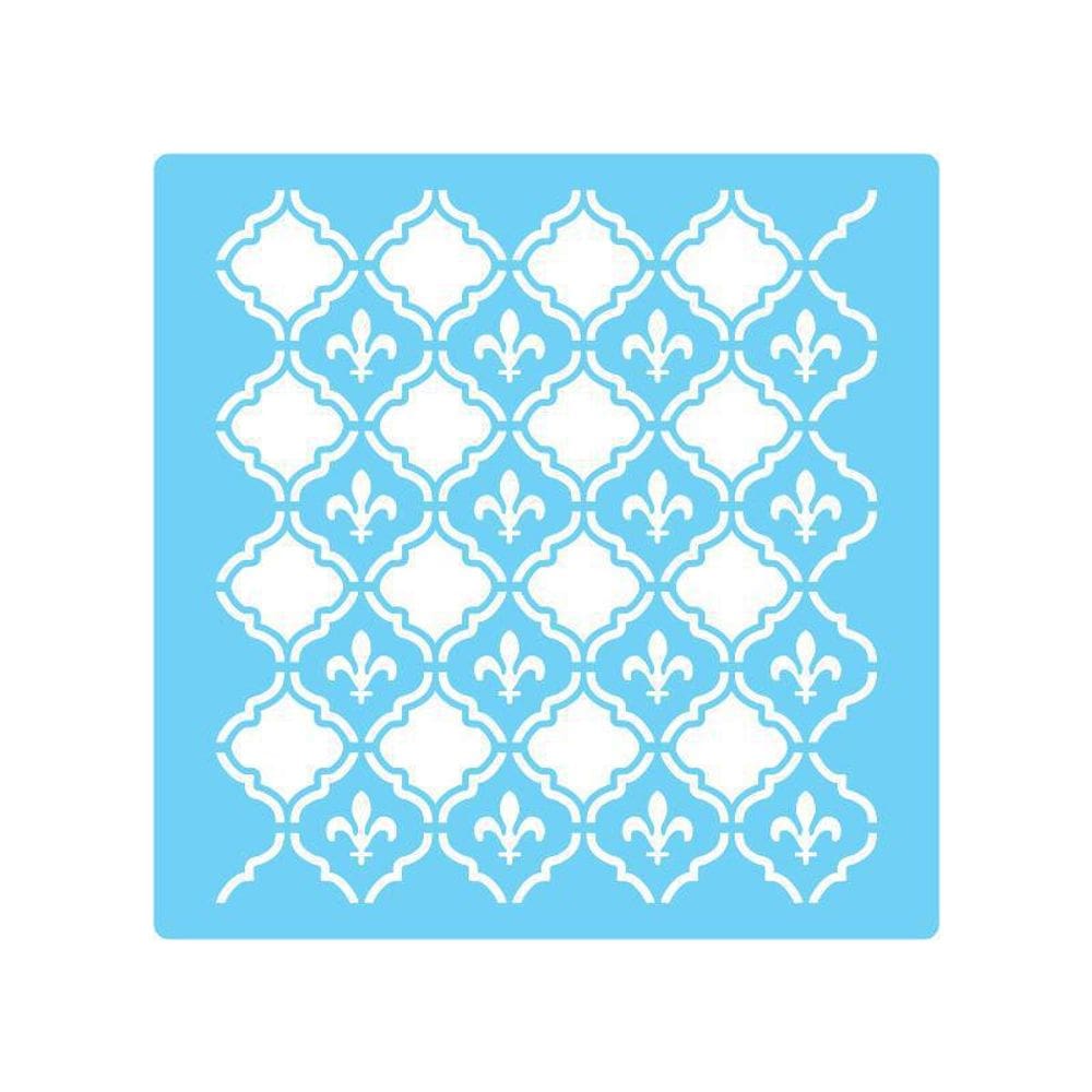 Stencil De Parede Tamako Estampa - 55 X 55Cm - Ref 455