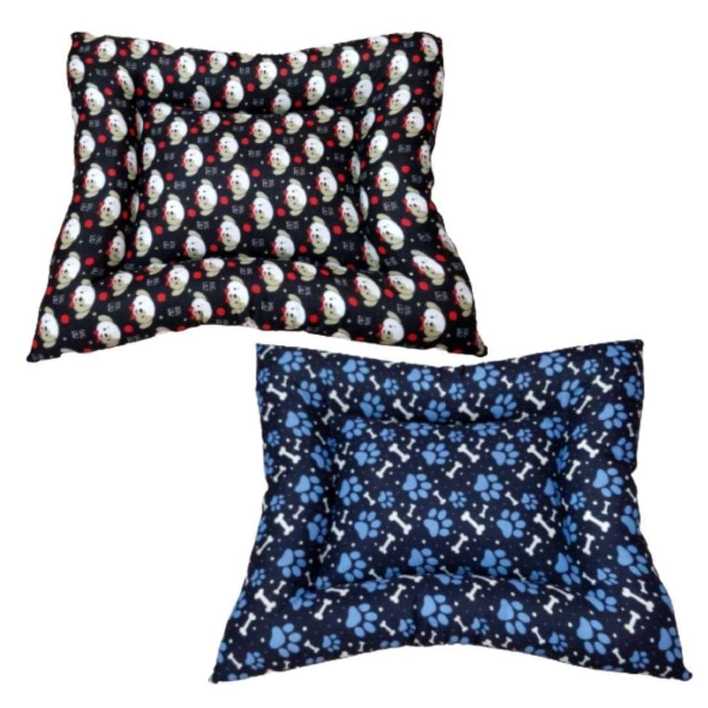 Kit 2 Almofadões Nica Premium - Almofadas Preta E Azul