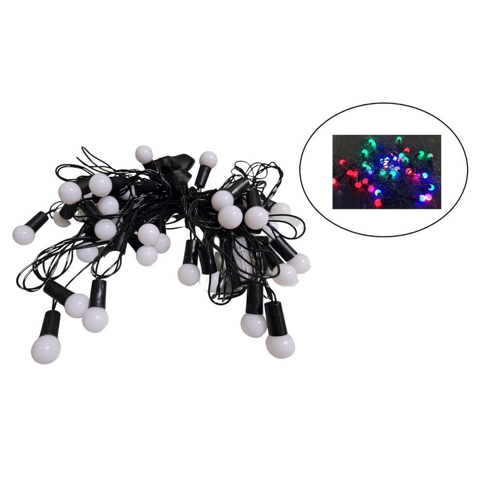 Pisca Pisca C/40 Bolinhas Coloridas Led Decoração Natal 4Mts