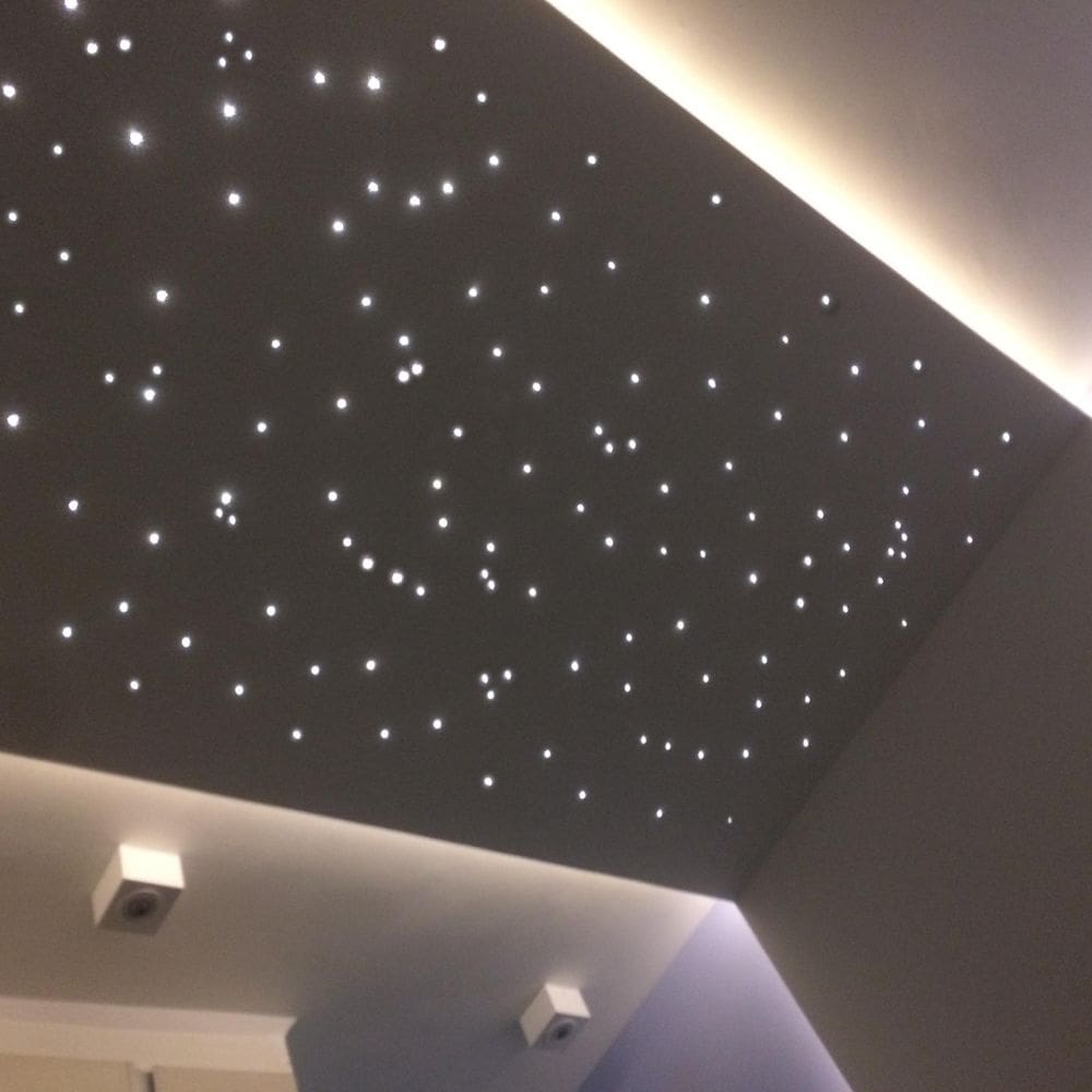 Kit Noite Estrelado Fibra Ótica Iluminação 150 Teto Branco