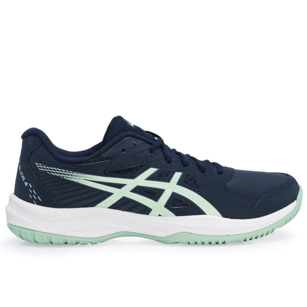 Tênis Asics Court Slide 4 - All Court - Marinho e Verde