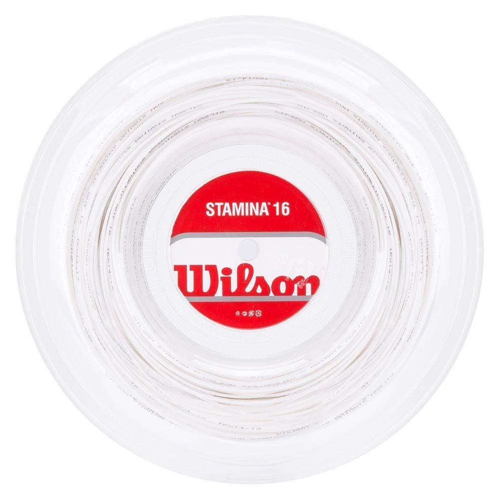 Corda Wilson Stamina 16L 1.32mm Branca Rolo com 200 metros