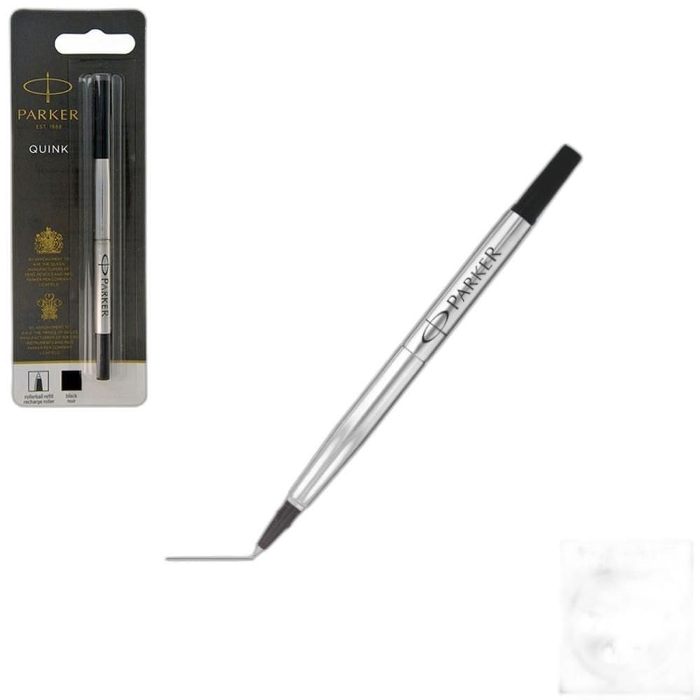 Carga Rollerball Parker Quink Ponta Fina Preta