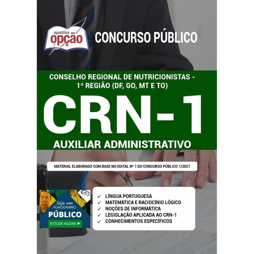 Apostila Concurso Crn 1 - Auxiliar Administrativo