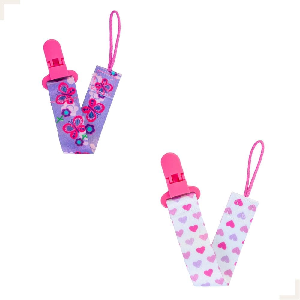 Kit 2 Prendedores De Chupeta Pietra Baby