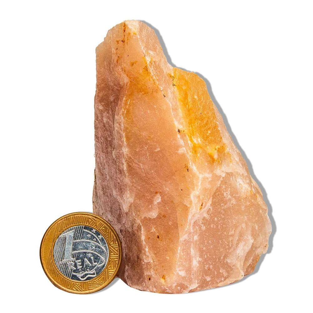 01 Quartzo Goiaba Pé Serrado 7 a 12cm 200 a 300g Tipo B