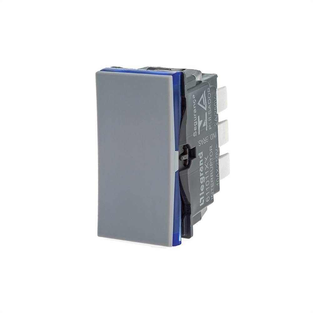 Interruptor 10A 250V Sem Placa Pial Plus+ - Cinza