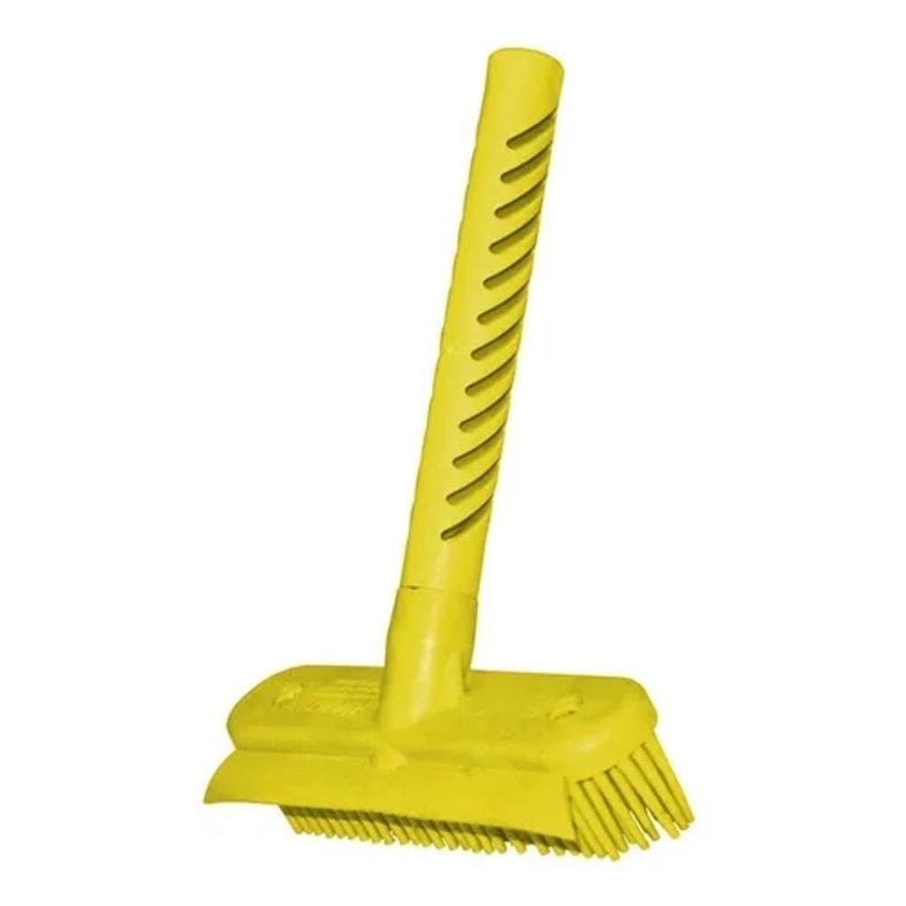 Maxi Rodo 15 Cm Amarelo Com Cabo 2 Em 1 Mxr15Am - Bralimpia