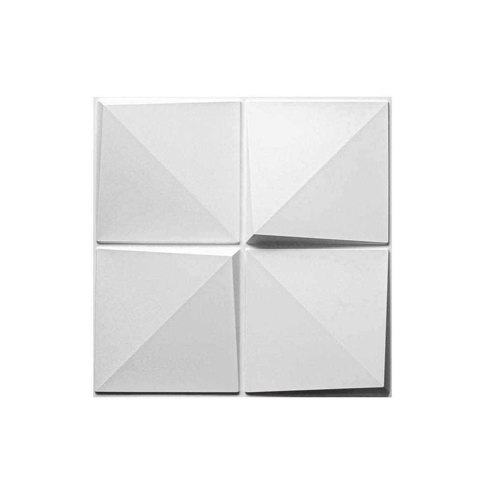 Kit 32 Placas Revestimentos 3D Decorativas 0,5Mm Cubos