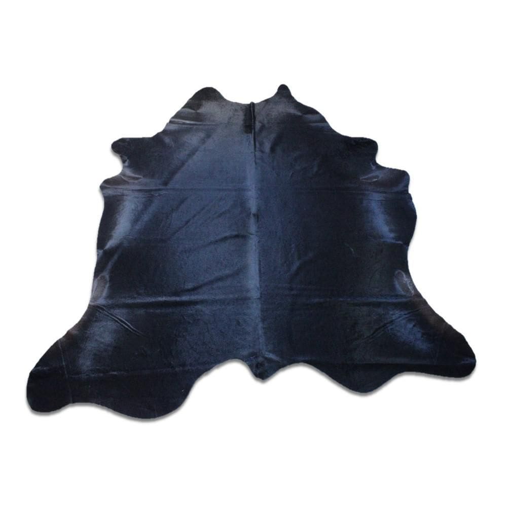 Tapete Couro Bovino Grande Preto