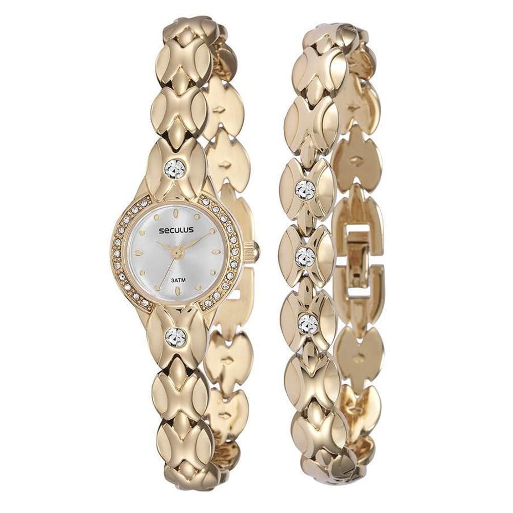 Relógio Seculus Feminino Analógico 20455Lpskdb1K1
