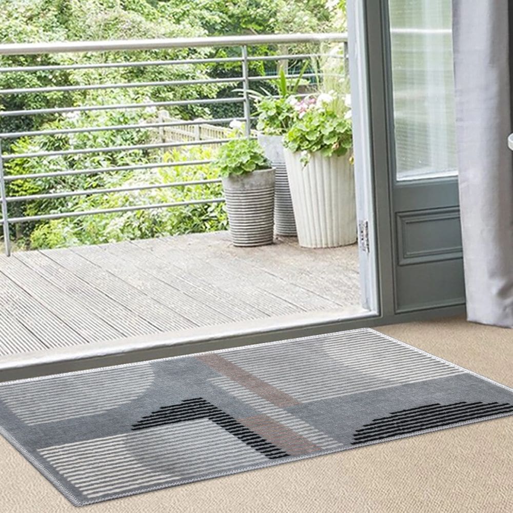 2 Tapete Antiderrapante Antimofo Limpa Fácil Js Rg52gf 50X80