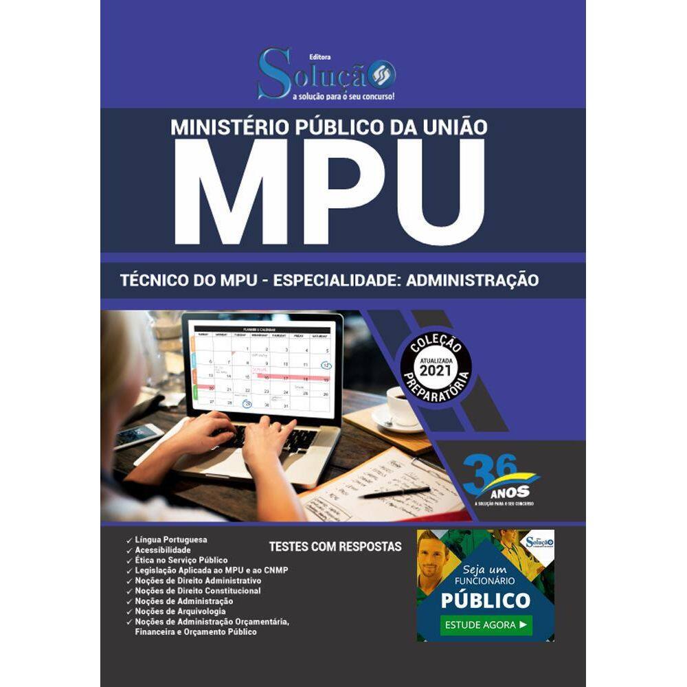 Apostila Mpu - Técnico Do Mpu - Especialidade: Administração