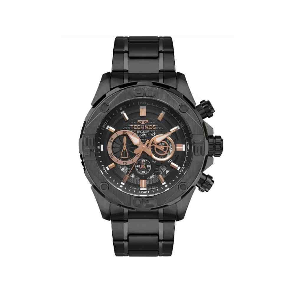 Relógio Technos Legacy Preto Masculino Js25Bca/1P