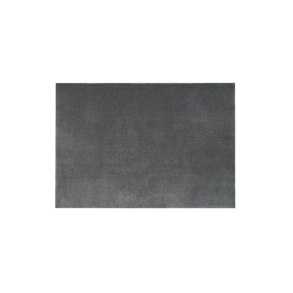 Tapete Geneve Jolitex 100X140Cm Pelo Baixo 100% Poliés Cinza