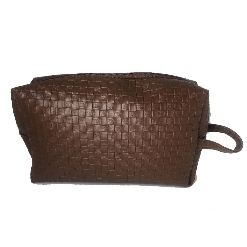 Necessaire Marrom Trisset Com Alça