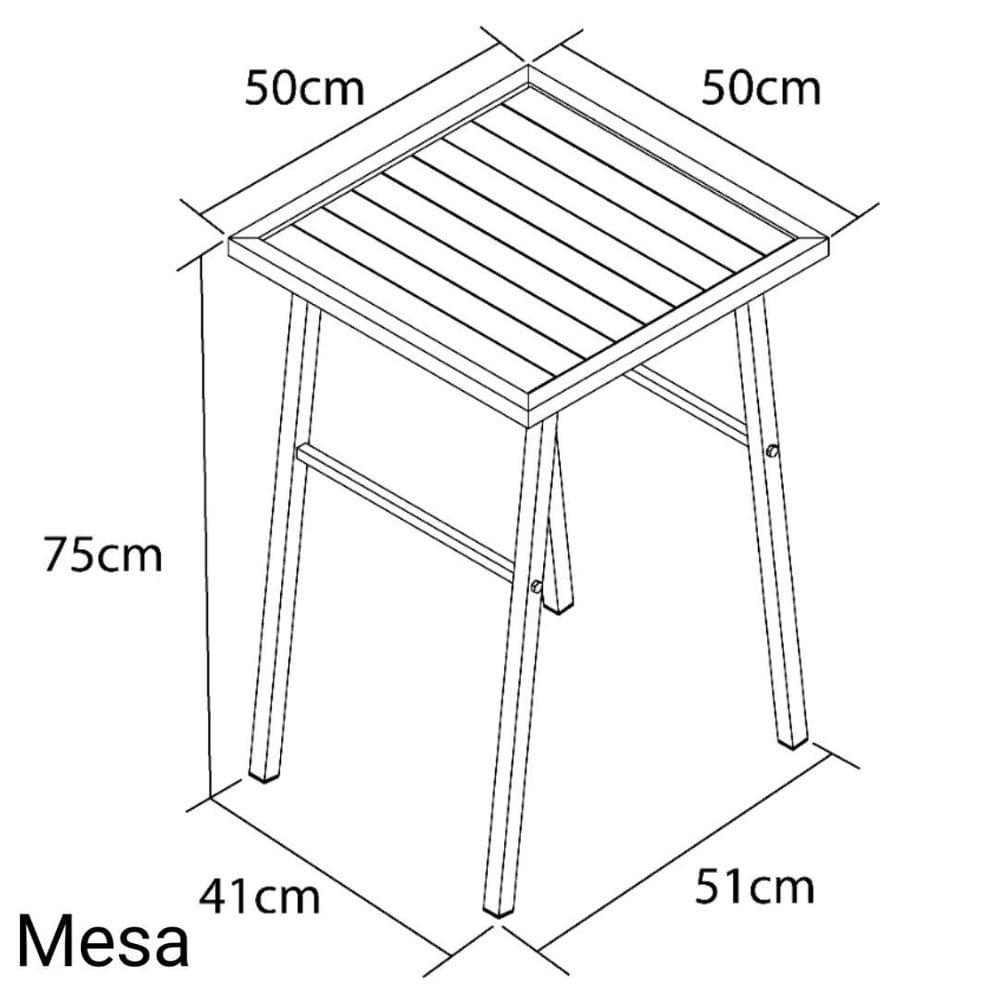 Conjunto De Mesa E 2 Bancos Cromado Para Cozinha Pequena