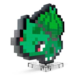 Jogo de Construção Bulbasaur Pixel Art Mega Pokémon Mattel