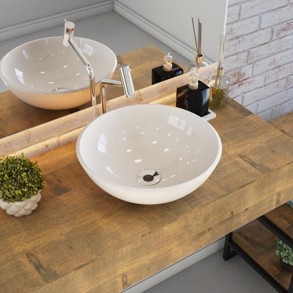 Cuba Apoio Redonda R35w Colorida Bege