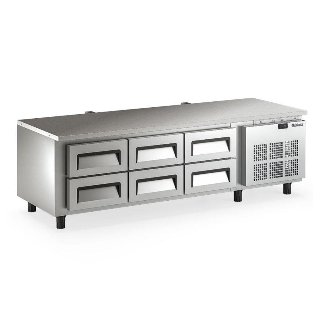 Balcão Refrigerado Baixo Hamburgueria GBFB200AI Inox Gelopar 220V