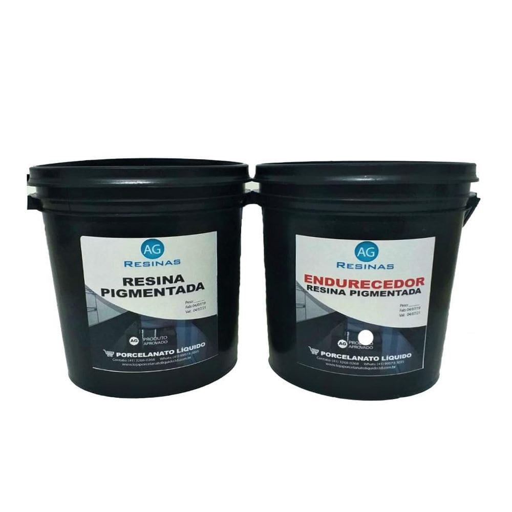 Resina Epóxi + Endurecedor Porcelanato Líquido 4 Kg