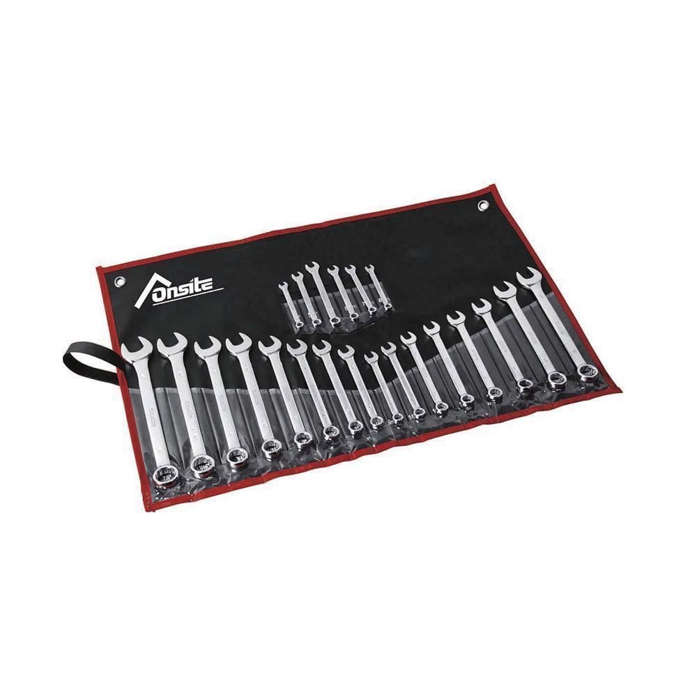 Jogo De Chave Combinada 22 Peças Mm E Pol. Onsite