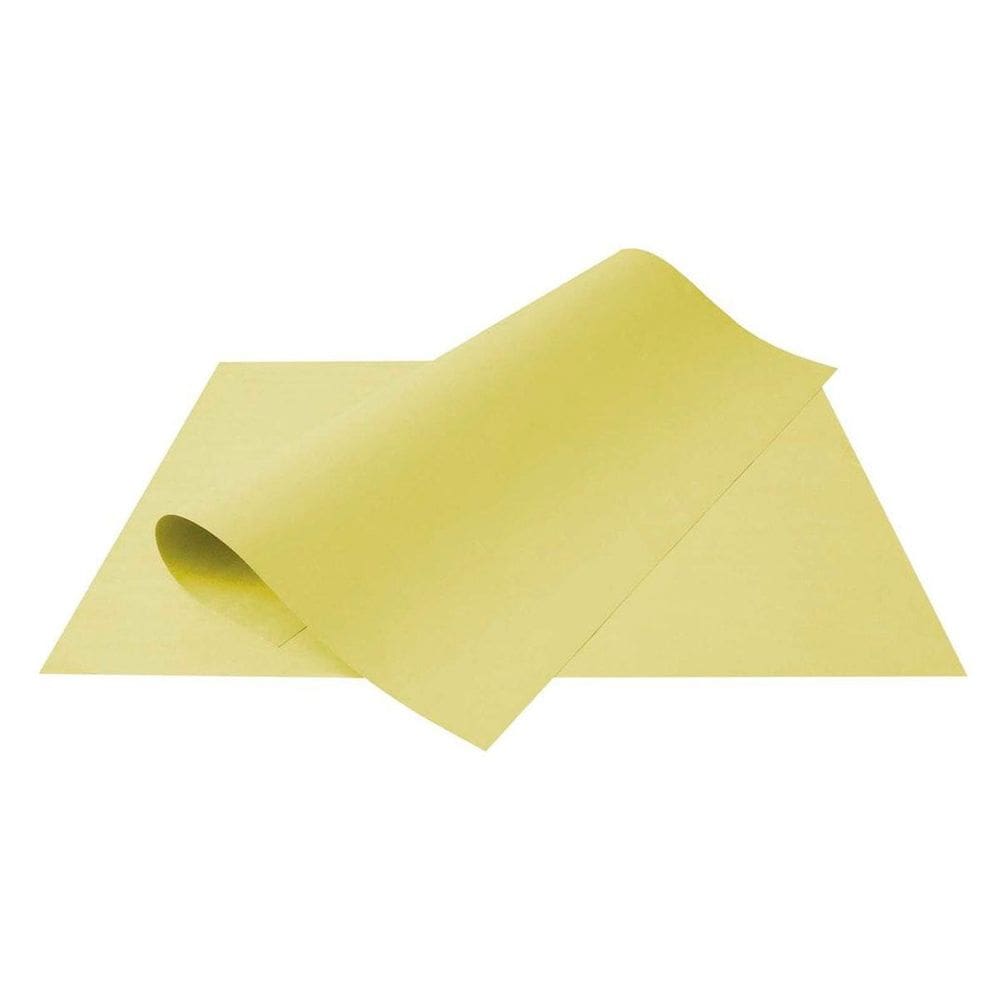 Cartolina Amarela 50X66Cm 140G Pct C/100 - Scrity
