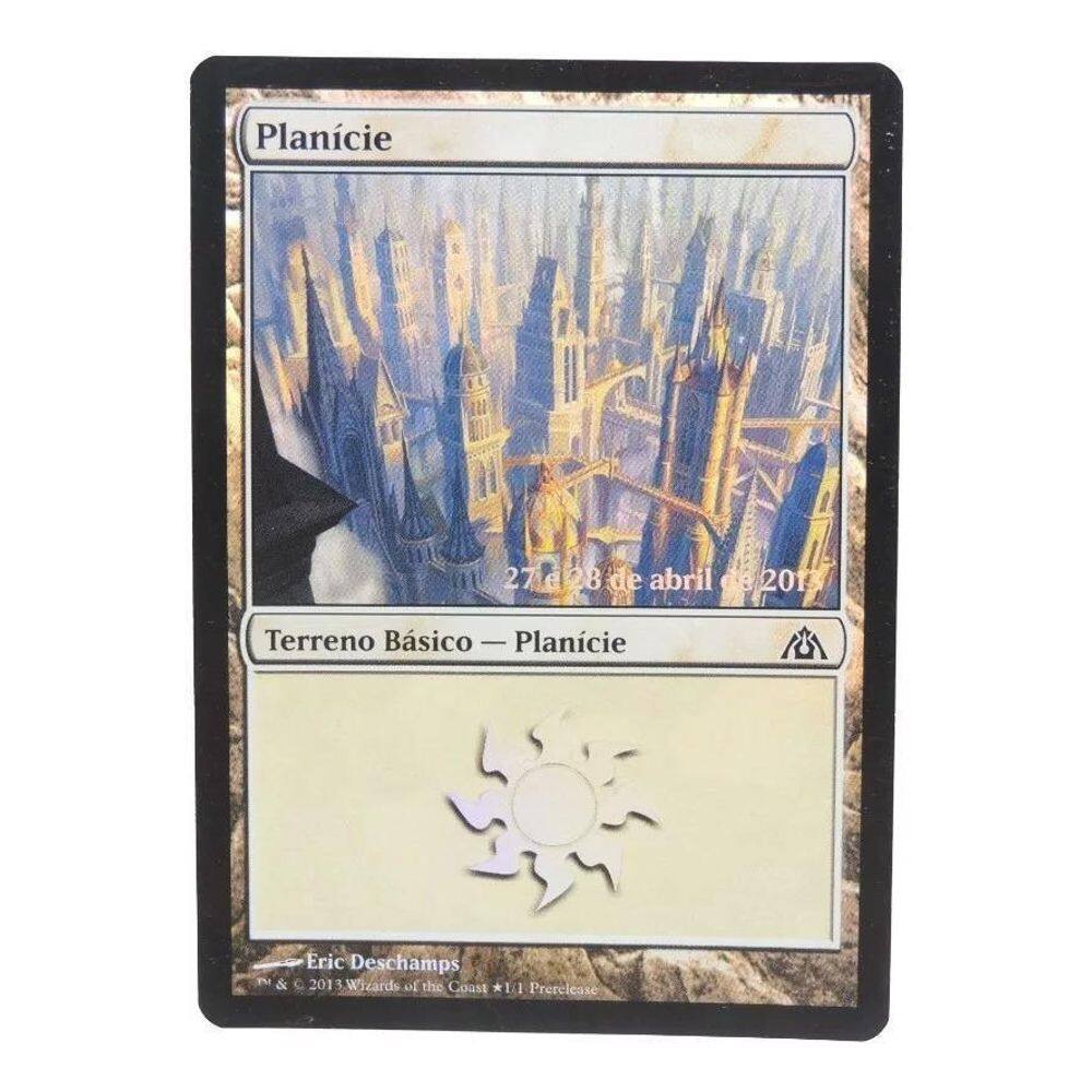 Card Game Magic Planície Terreno Básico Kit 10 Cartas PTBR