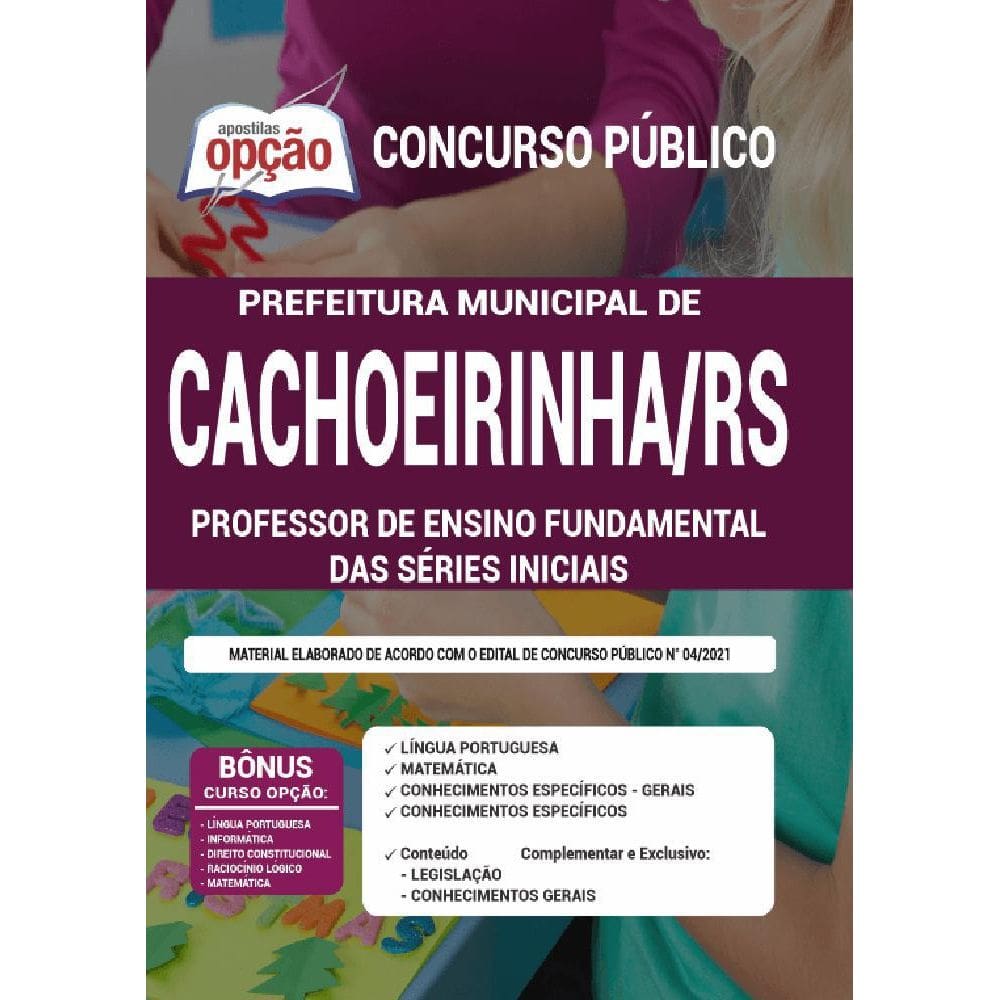 Apostila Cachoeirinha Rs Ensino Fundamental Séries Iniciais