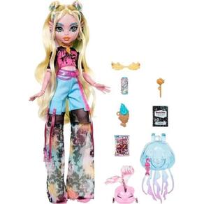 Monster High Core Boneca Lagoona Blue 25 Cm Novo Visual Com Monster Pet e Acessorios - Mattel