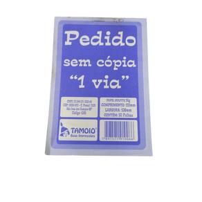 Pedido sem Cópia com 1 Via marca Tamoio - 50 Folhas