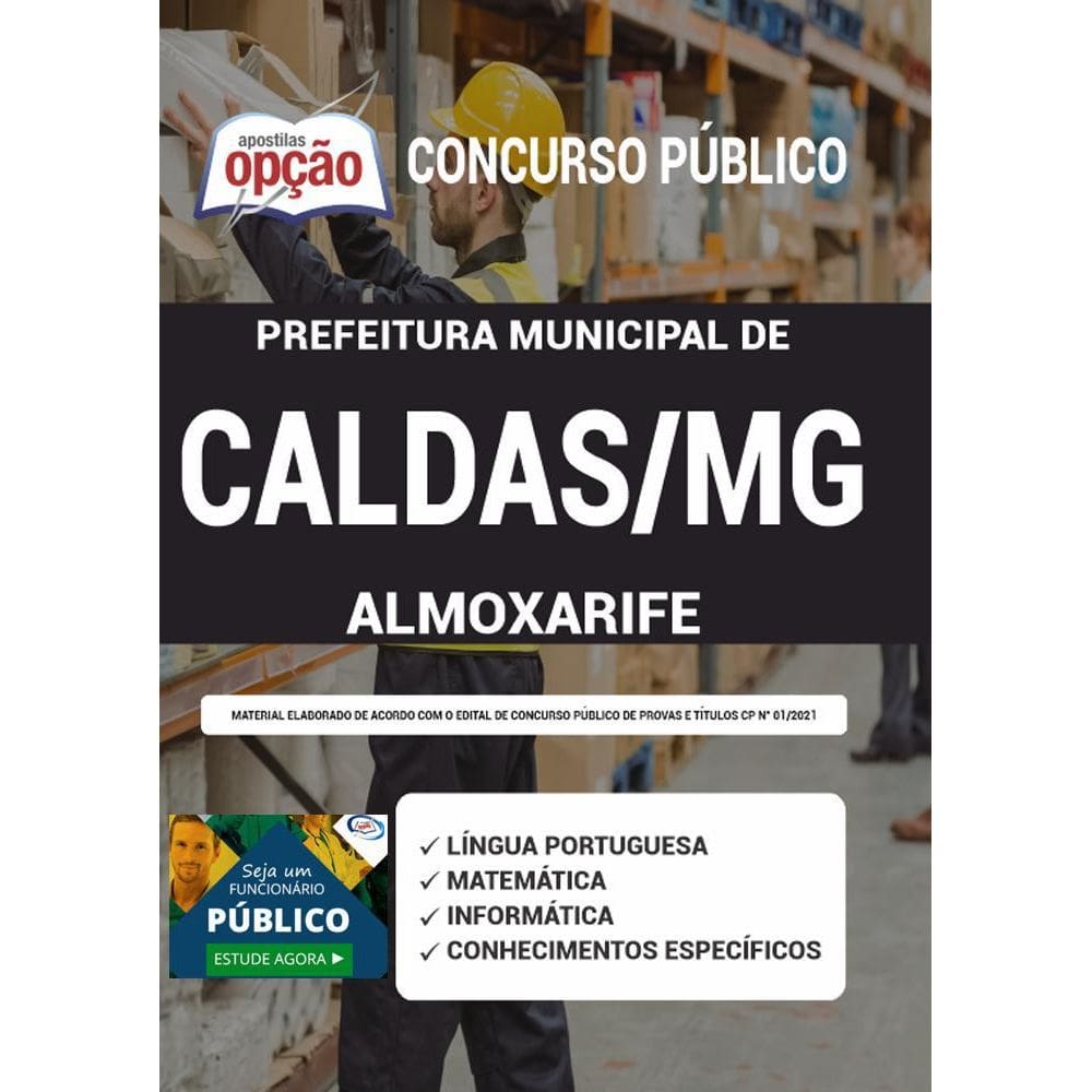 Apostila Concurso Caldas Mg - Almoxarife