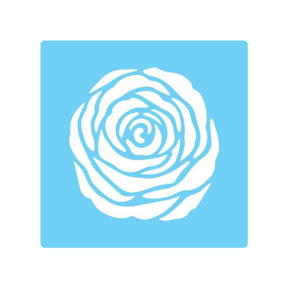 Stencil de Parede Tamako Rosa - 55 x 55cm - PETG 0,3mm