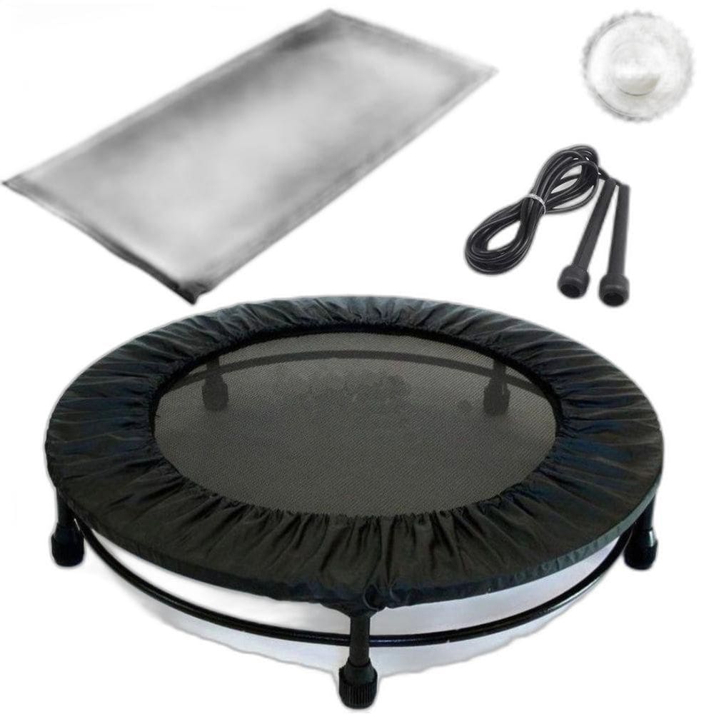 Cama Elástica Mini Jump + Colchonete + Corda + Capa