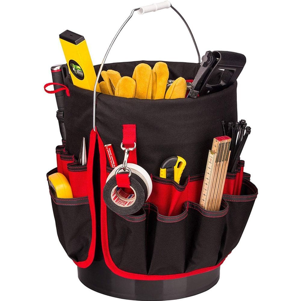 Organizador de bolsas de ferramentas Workpro para balde de 5 galões