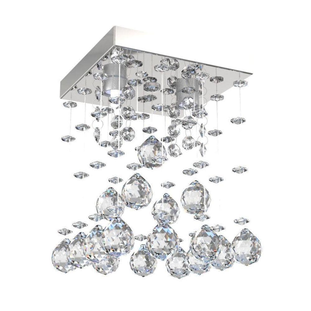 Lustre De Cristal Piramide 15Cm Sacada L302