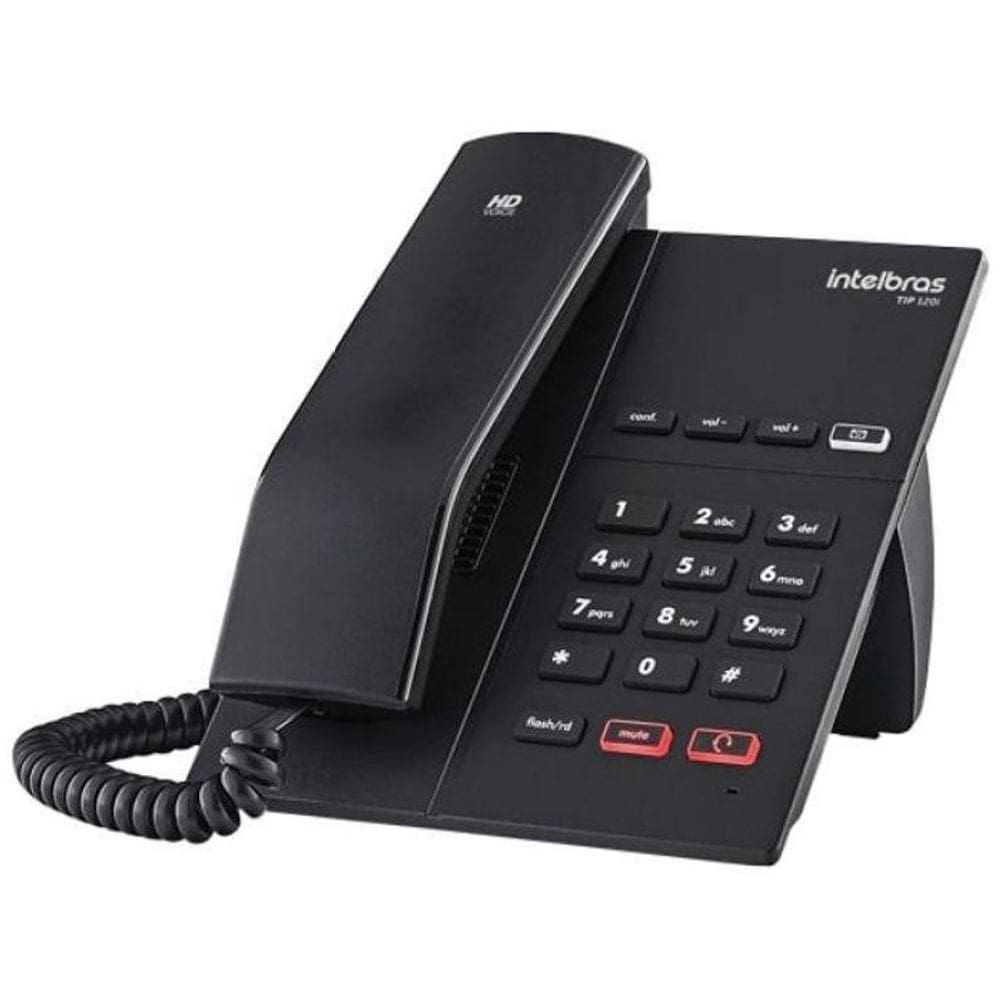 Telefone Ip Tip 120I Preto Intelbras