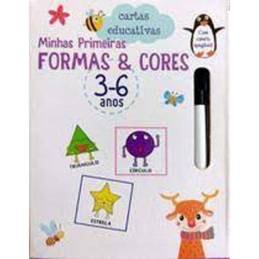 Cartas Educativas - Minhas Primeiras Formas E Cores