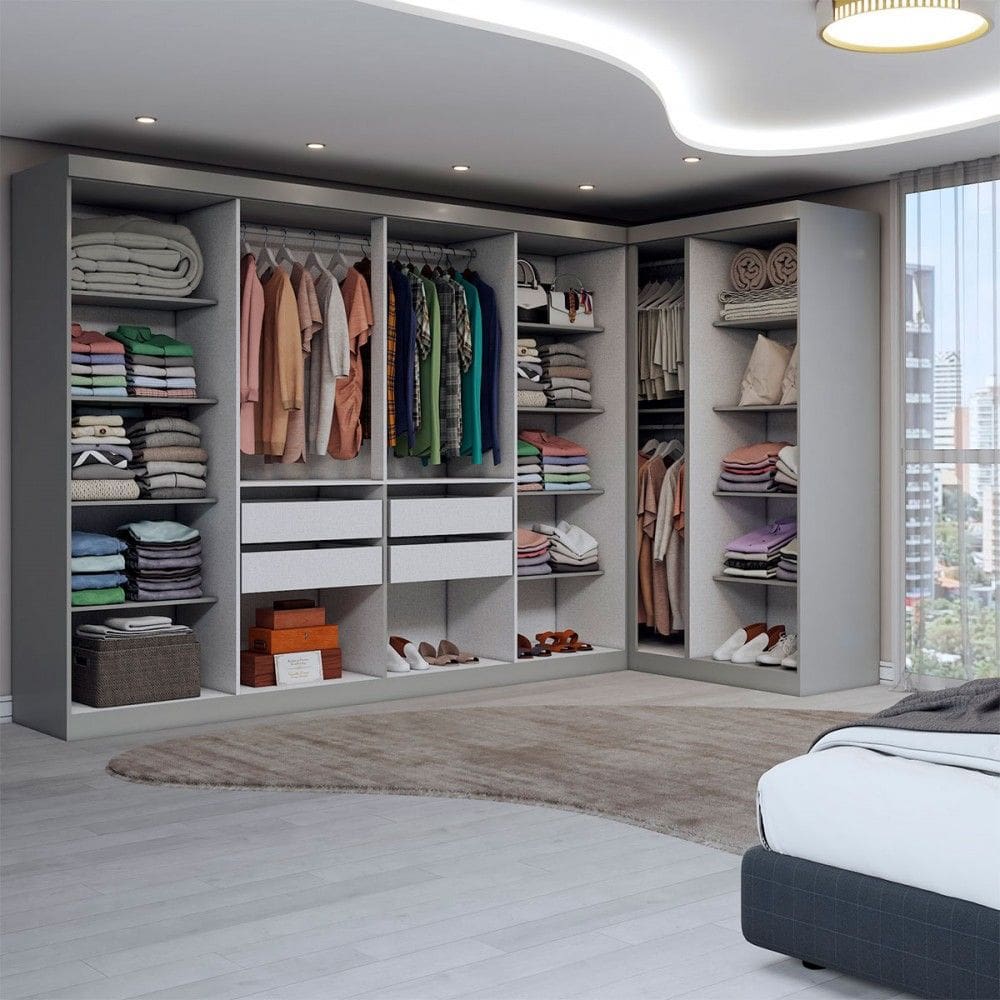 Guarda-Roupa Casal Modulado Odisseia 11 Portas | Casas Bahia