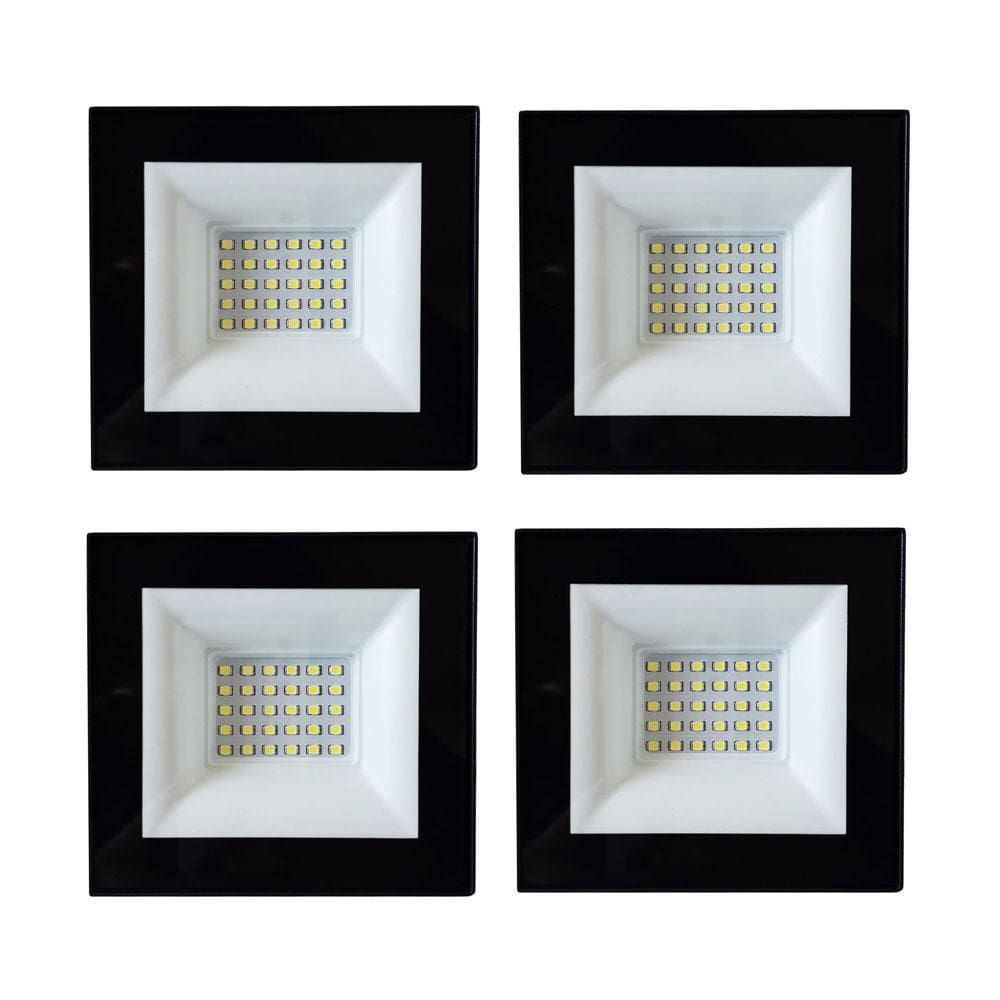 Kit 4 Peças Refletor Superled 50W Luz Branca 6000K Decorlux