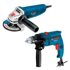 Combo Furadeira de Impacto GSB550 + Esmerilhadeira GWS850 Bosch 220V