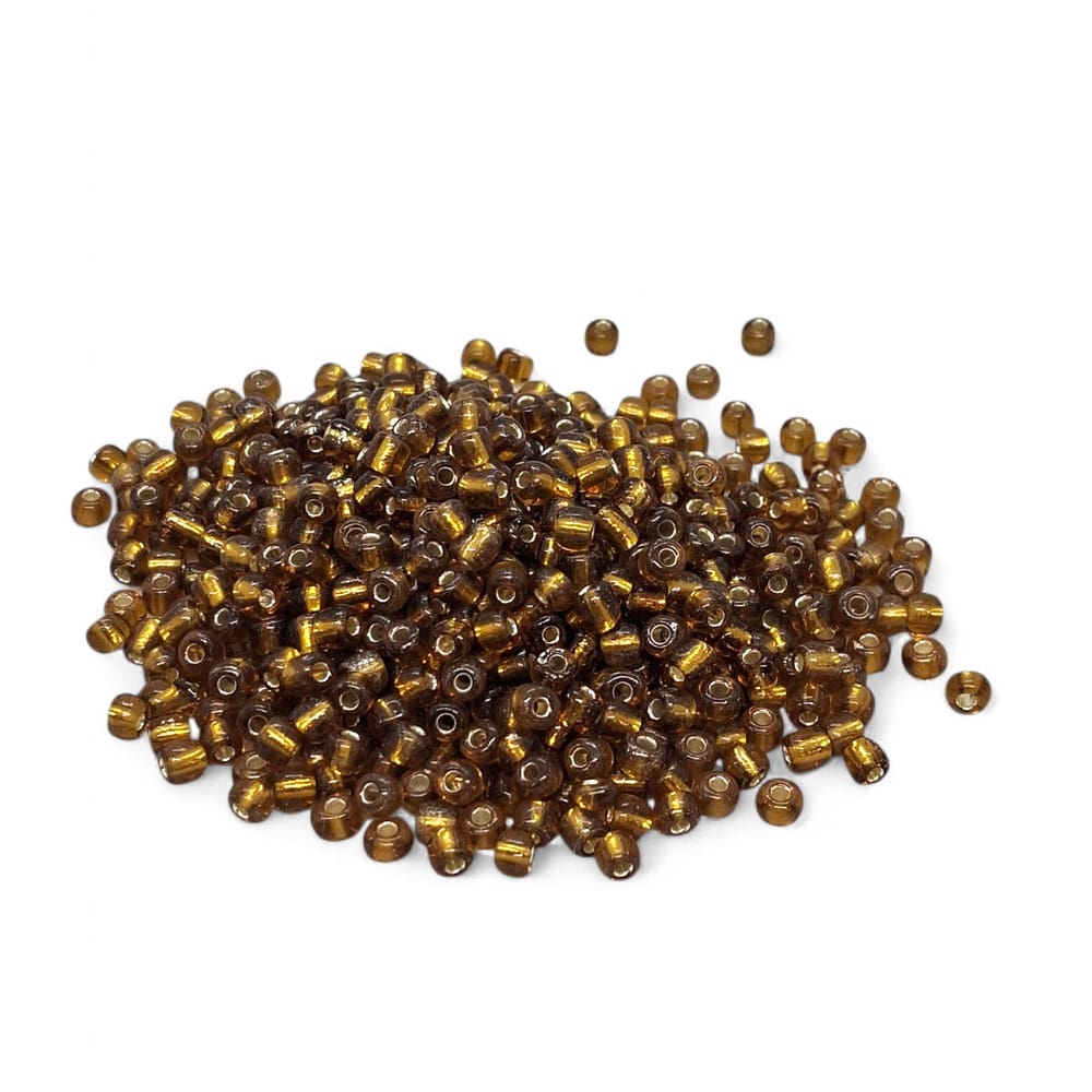 Miçanga para Guia Marrom Cristal Artesanato 4mm de 500g