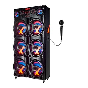Caixa de Som Amvox ACA 5500 Paredão NewX Bluetooth TWS LED 5500W-1 Mic