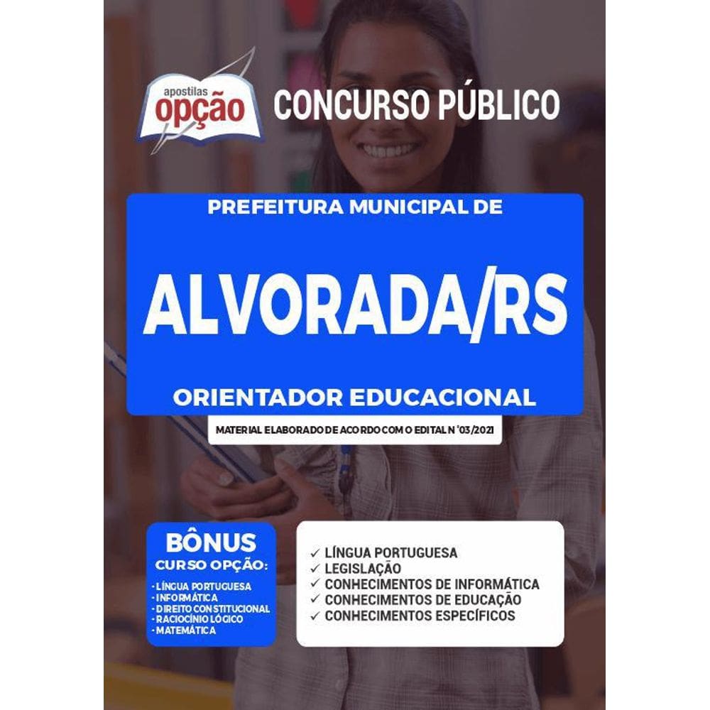 Apostila Concurso Alvorada Rs - Orientador Educacional