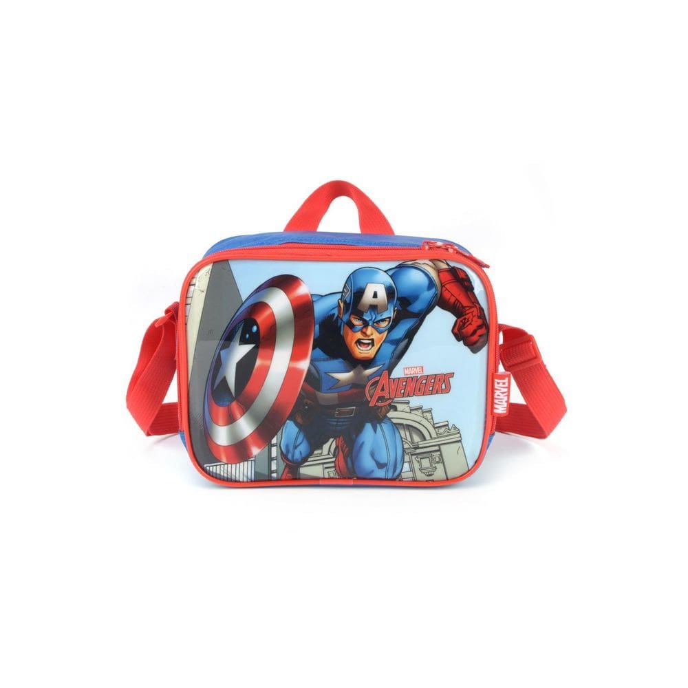 Lancheira Escolar Térmica Capitão América Marvel