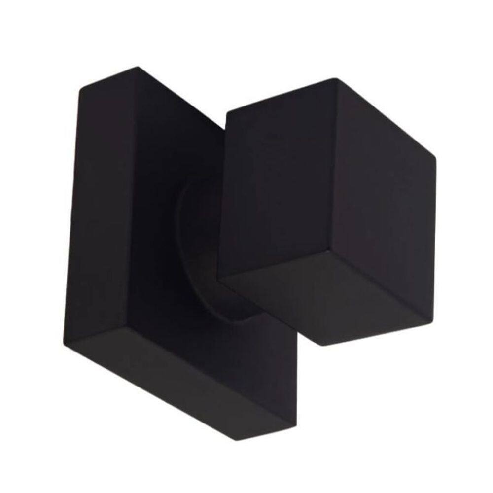 Acabamento Quadrado Metal Preto Slim Registro 1/2,3/4 20Un