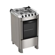 Fogão Esmaltec Pérola 4 Bocas Inox