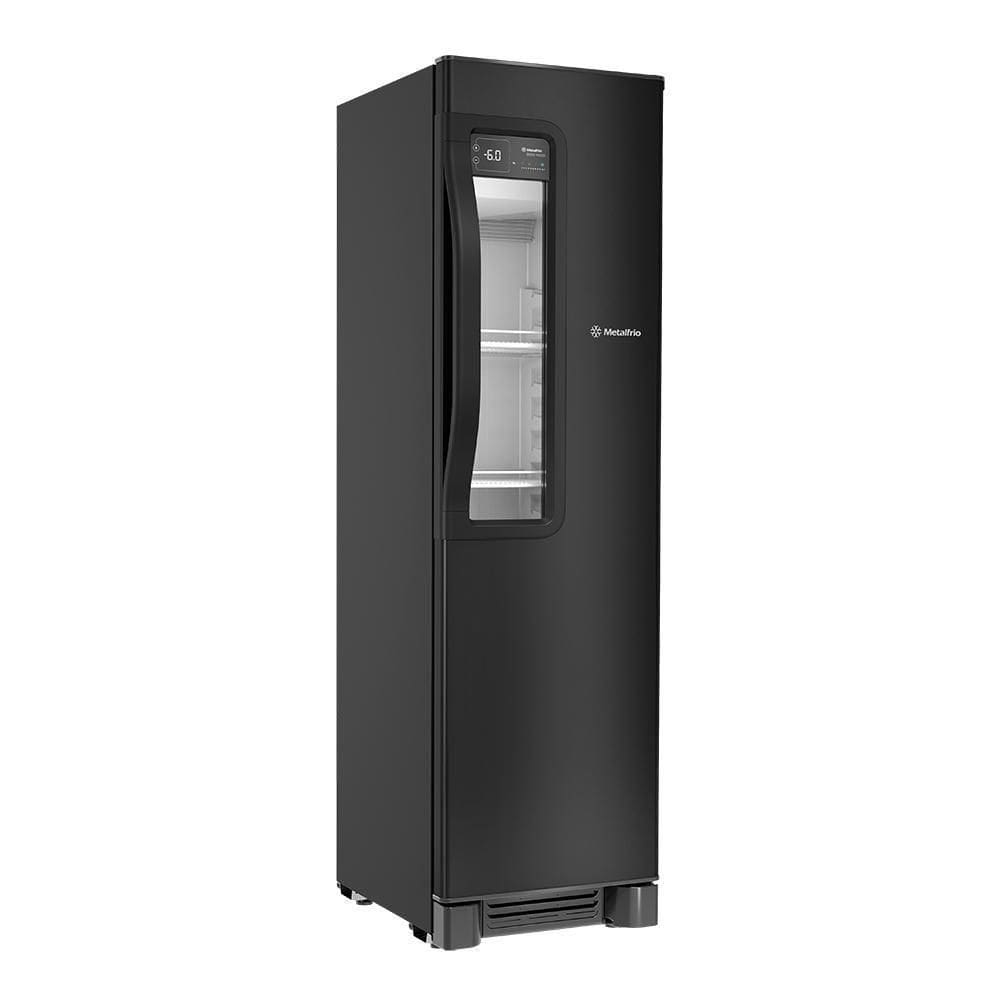 Geladeira/refrigerador 336 Litros 1 Porta Preto Optima All Black - Metalfrio - 110v - Vn28fp